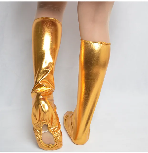 red pointe shoe covers