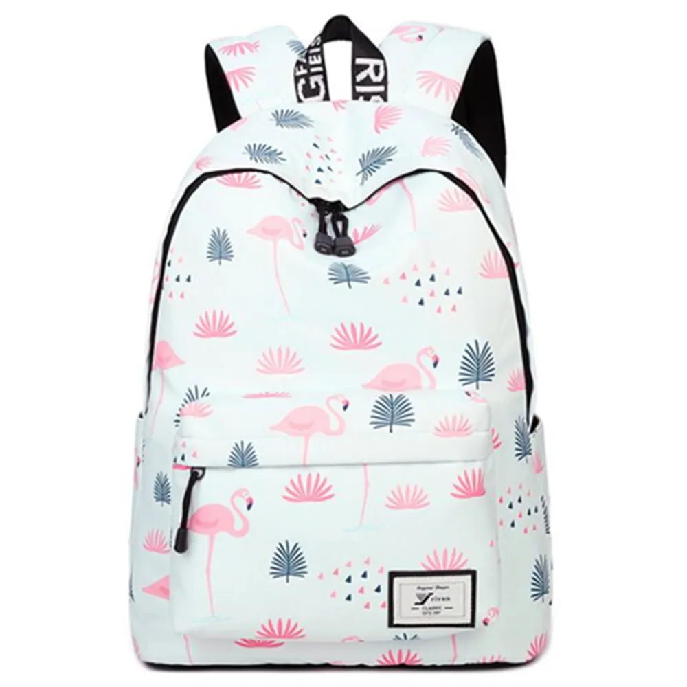 

Backpack Female Fashion Backpack Flamingo Cute Bag Youth Travel Backpack Laptop Design School Backpack Girl Personality Backpack