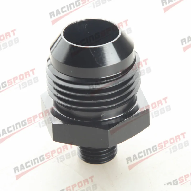 

-12 AN 12AN AN12 Male Flare To M14x1.5 Metric Straight Fitting Black/BLUE