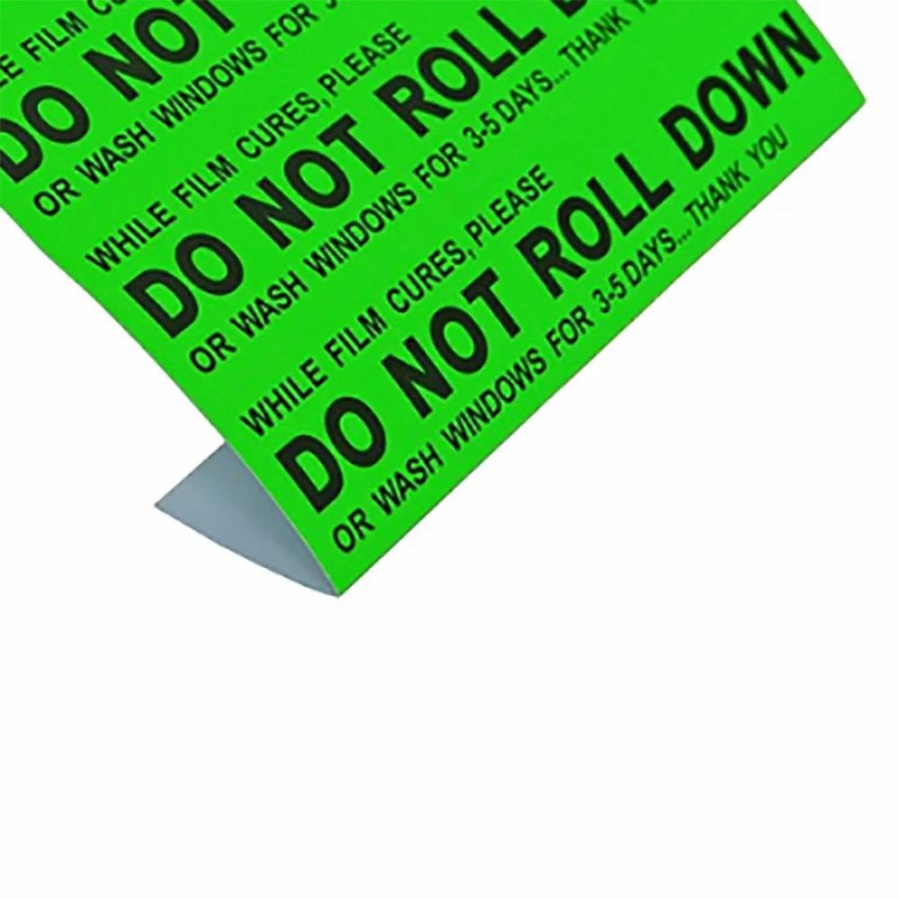 EHDIS Car Stickers "DO NOT ROLL DOWN " Warning Label Window Safety Mark Reflective Tape Stickers Vinyl Film Automobile Warn Sign