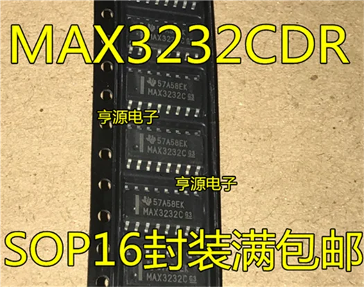 MAX3232CDR MAX3232C MAX3232 SOP16 RS-232