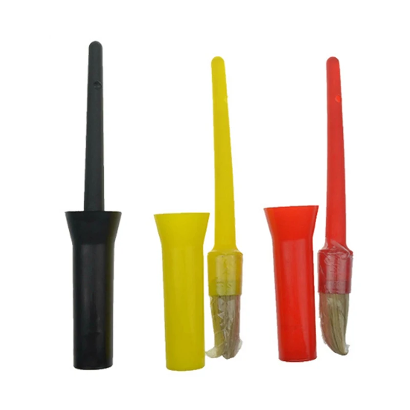 

2019 NEW random colors Horse Plastic Hoof Oil Brush with Cap Tough-1 Hoof Dressing Applicator 30g