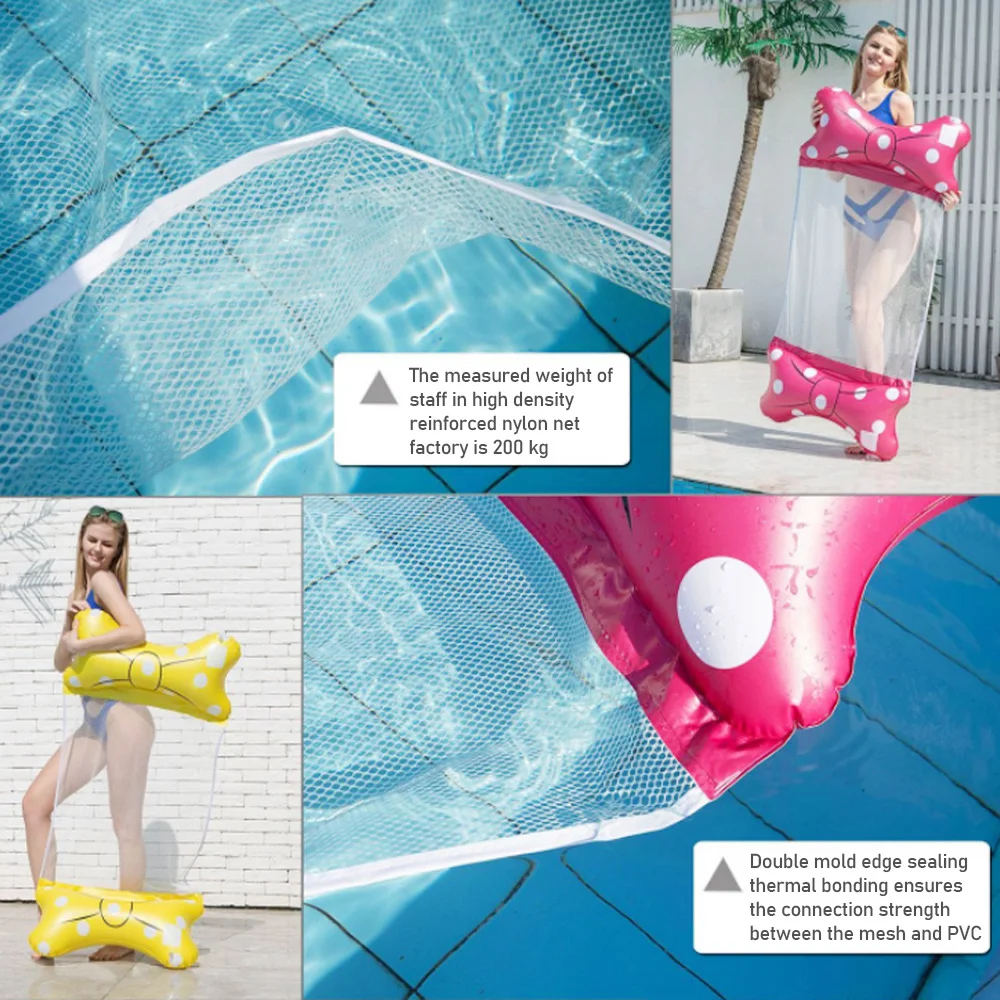 Boudin de natation gonflable épaissi pour adultes avec impression