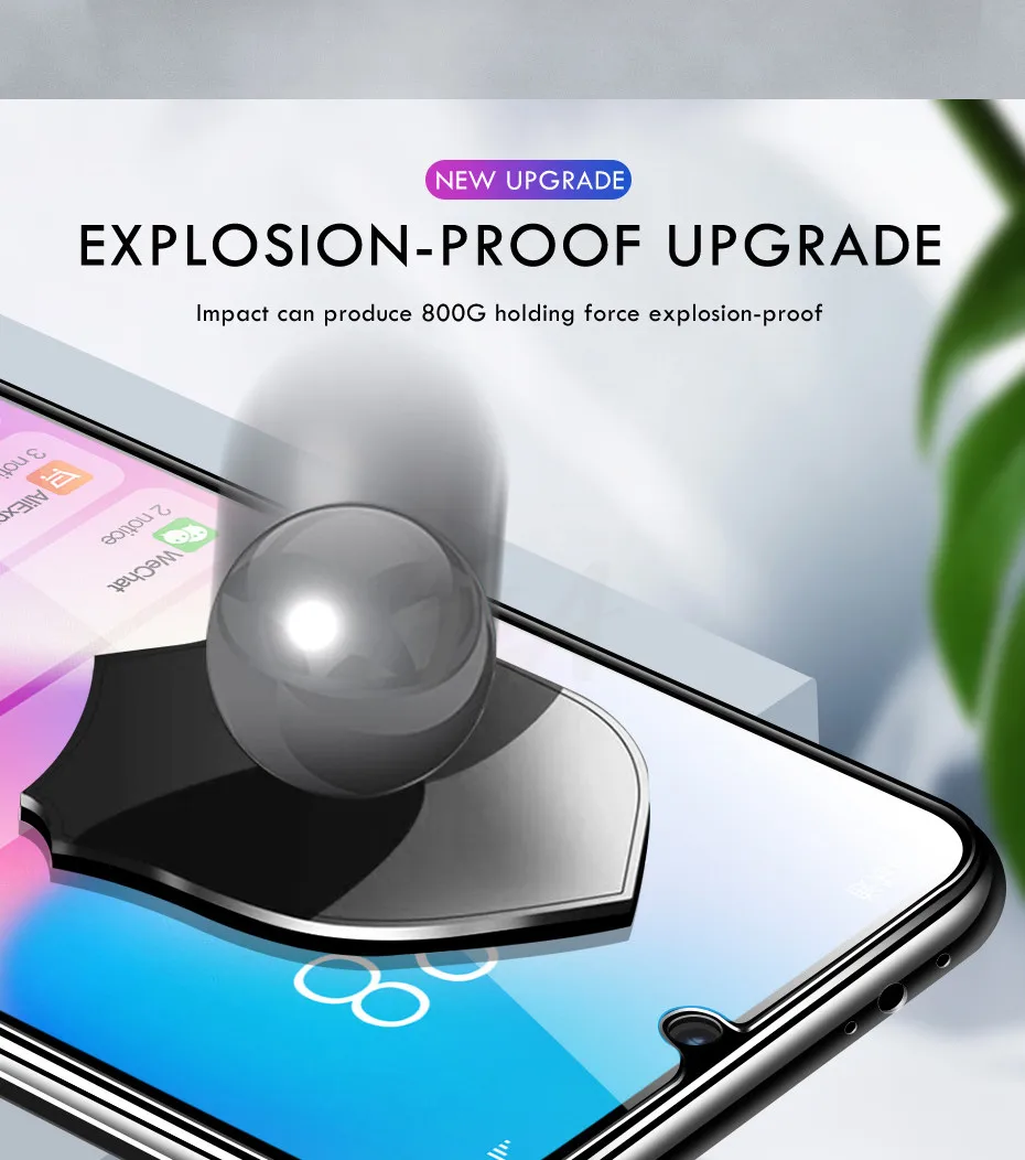 A6 закаленное стекло для Samsung Galaxy A90 A80 A70 A60 A50 A40 A30 A20 A10 M10 M20 M30 Защитная пленка экрана