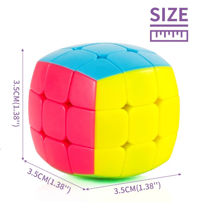 3x3x3 мини брелок Кубик Рубика Скорость Куб пазл игрушки для детей красочные игрушки кубики дети подарок подвеска цепочка брелок