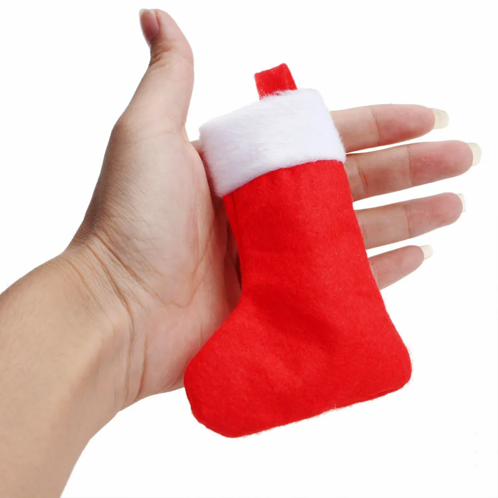 Новое поступление, горячая Распродажа Мода 1 шт. Рождественский носок Вилка Нож пакет кошелек для хранения чехлы сумка