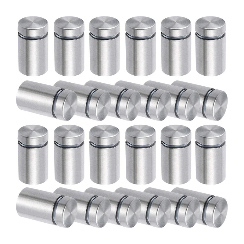 24Pcs 3/4 x 1 Inch Sign Holders Standoff Screws Wall Mount Hardware Advertising Glass Acrylic S | Инструменты