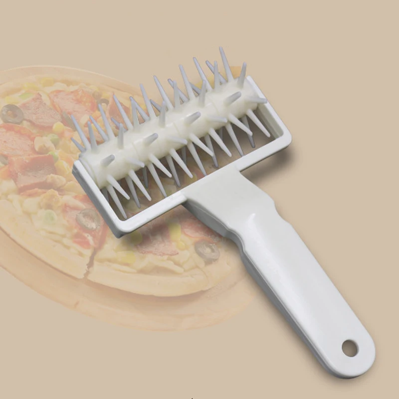 Pizza Cutters Wheels Needle Tools Pastry Dough Roller Baking Cookie Pie Docker