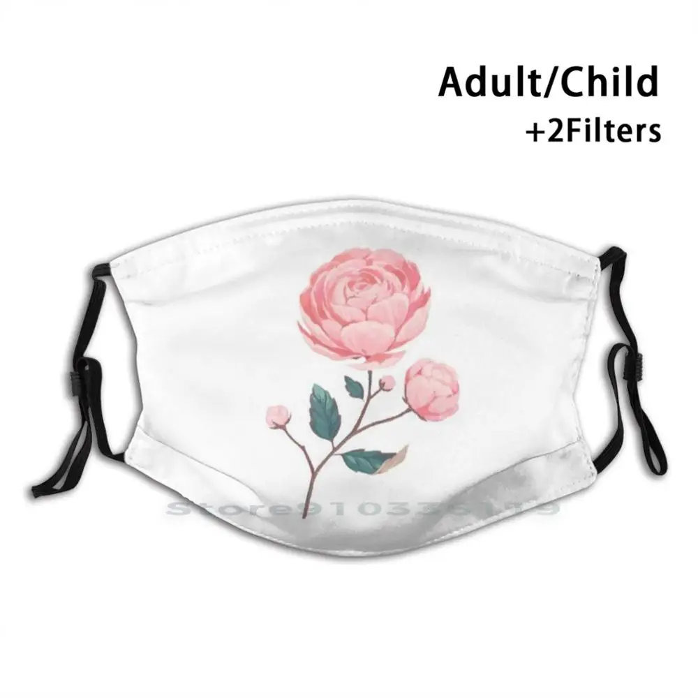 Пастельная розовая Цветочная наклейка для взрослых и детей стирающаяся забавная