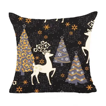 

Christmas decoration for home Christmas Pillows Cover Decor Pillow Case Sofa Waist Throw Cushion Cover 1PC Cojin decorativo