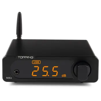 

TOPPING MX3 USB DAC Audio Amplifier Hifi Bluetooth DAC Amp PCM5102A Digital Amplifier Bluetooth with Headphone Amplifier output