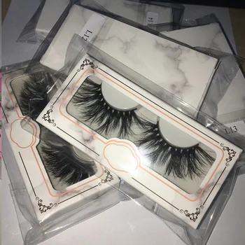 

BossGirl Lashes 25 MM Mink Eyelashes Wholesale Dramatic 100 Pairs Bulk with Marbling Packaging Boxes Free Fast Shipping