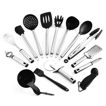 

23pcs Non-stick Cooking Tools Spatula Ladle Whisk Whisk Silicone Non-stick Cooking Kitchen Tools Spatula Spoon Kitchen Set