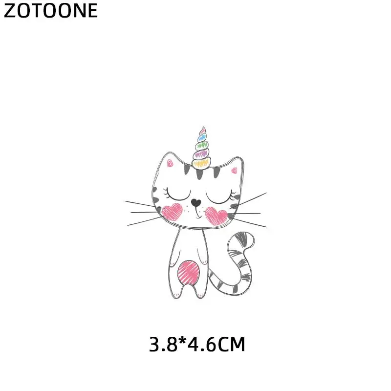 ZT1383 ZOTOONE сова животное теплопередача патчи для одежды стикер DIY милые железные на букве Переводные термоколлагенты футболка с принтом G - Цвет: ZT1383
