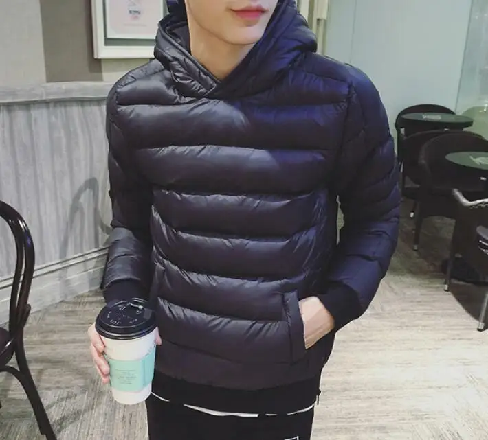 2021Winter Mens Pullover Padded Coat 