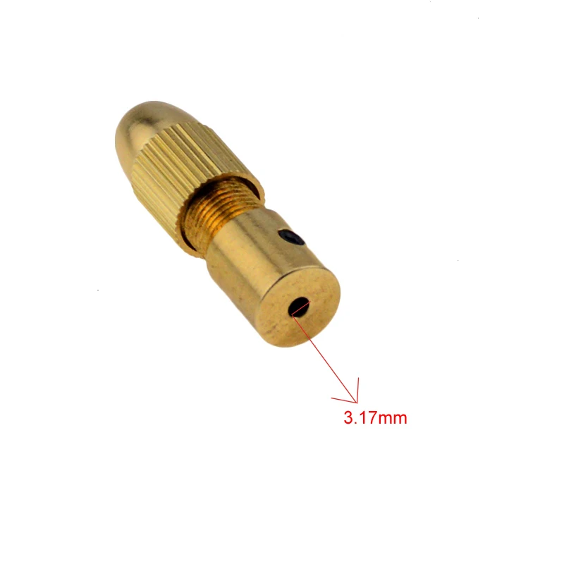 6 шт./компл. вал электродвигателя зажимной мини-патрон приспособление 0,5 мм-3,0 мм маленький сверло микро патрон Крепежное устройство - Цвет: Chocolate