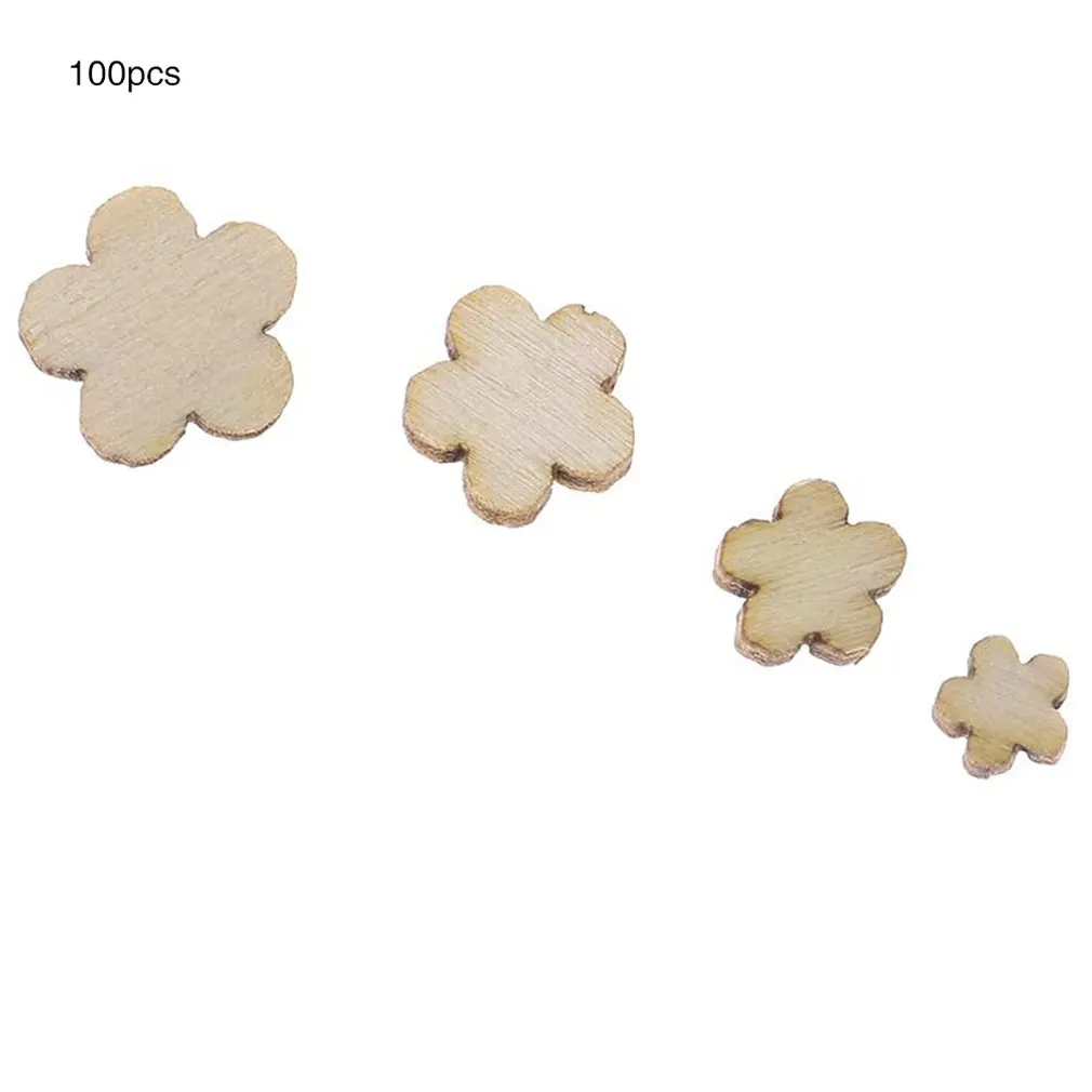 100 pcs Jm01760 Деревянный фестиваль свадебные сцены реквизит украшения Diy ремесла украшения экологические праздничные подарки - Цвет: 100 pcs