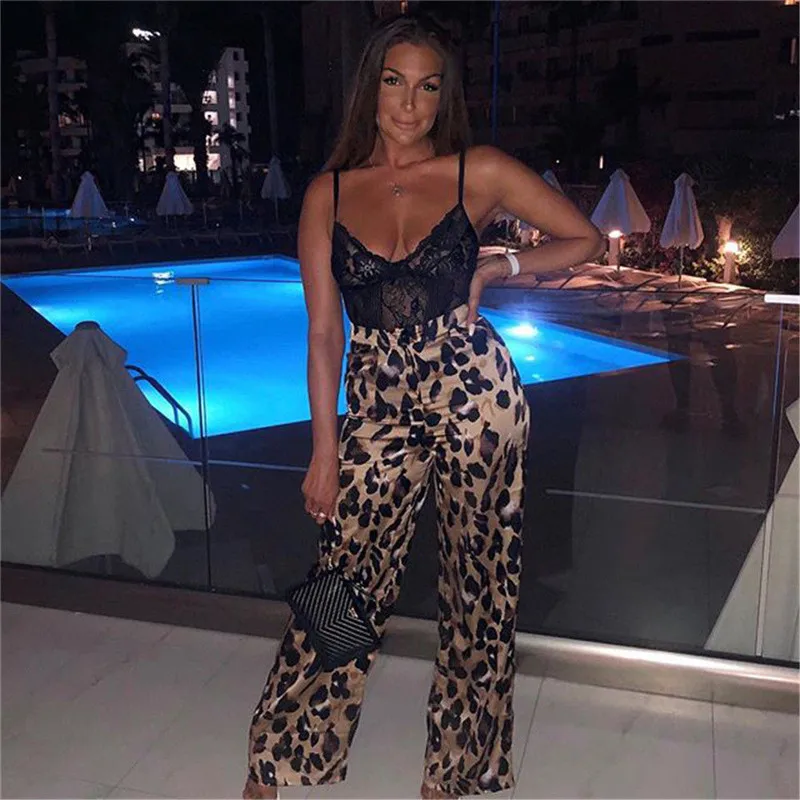 Fashion Leopard Print Women Pants Summer Loose High Waist Long Pants Trousers Female Ladies Casual Streetwears Cargo Pants Hot Fashion Leopard Print Women Pants Summer Loose High Waist Long Pants Trousers Female Ladies Casual Streetwears Cargo Pants Hot