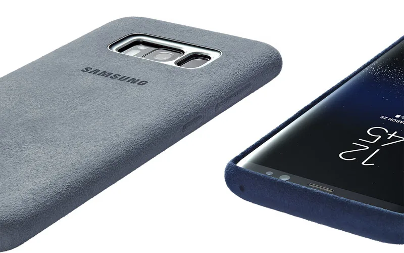 Официальный чехол для Samsung Галактики S8 G9508 плюс + S8plus SM G955 Алькантара прочный