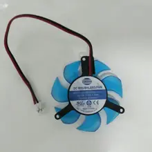 Для Radeon 5570 ZUNSHAN DF050112SEU2C DF0501012SEU2C 01 DF0501012SEU2C01 DC12V 2Pin Графика карты вентилятор охлаждения