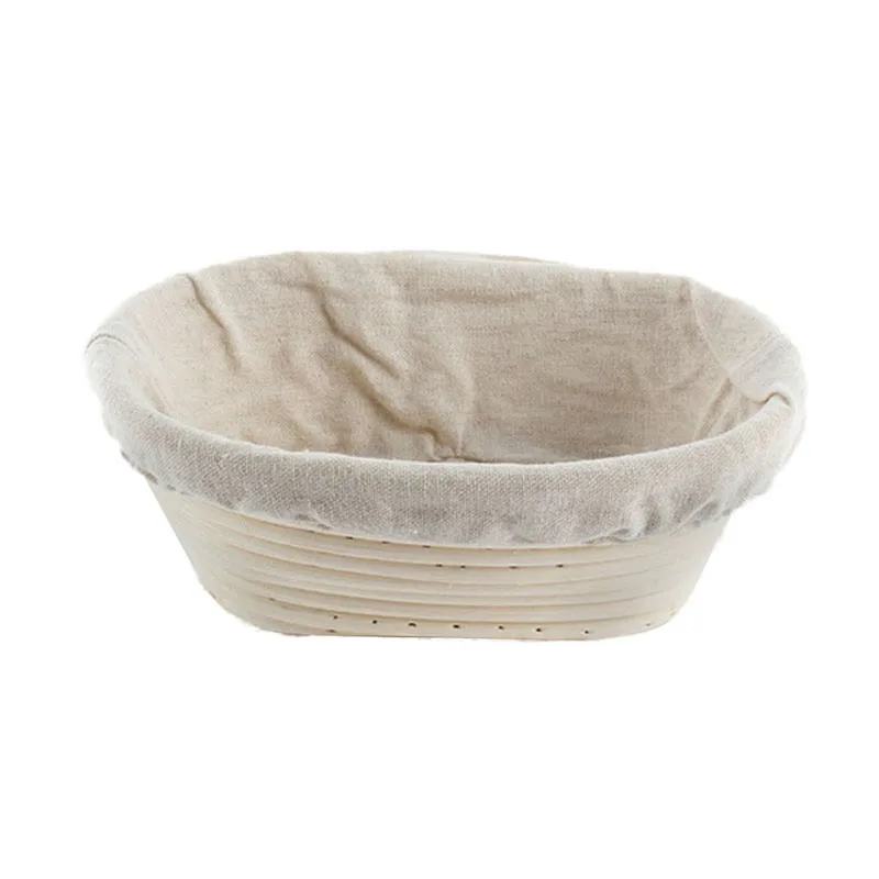 Banneton Bread Pan Bakery Proofing Bread Proofing Basket For Dough Bakery Tools Box Oval Laundry Basket 16%
