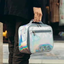 Блестящие синтетические переносная коробка для ланча сумка Термальность грудного молока изолированные обед сумка сумки для пикника для Для женщин детская Для мужчин