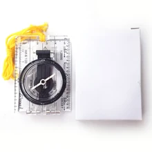 2 шт./лот складной компас Многофункциональный Открытый Туризм Кемпинг опорный компас дорожная опорная пластина линейка компас карта линейка