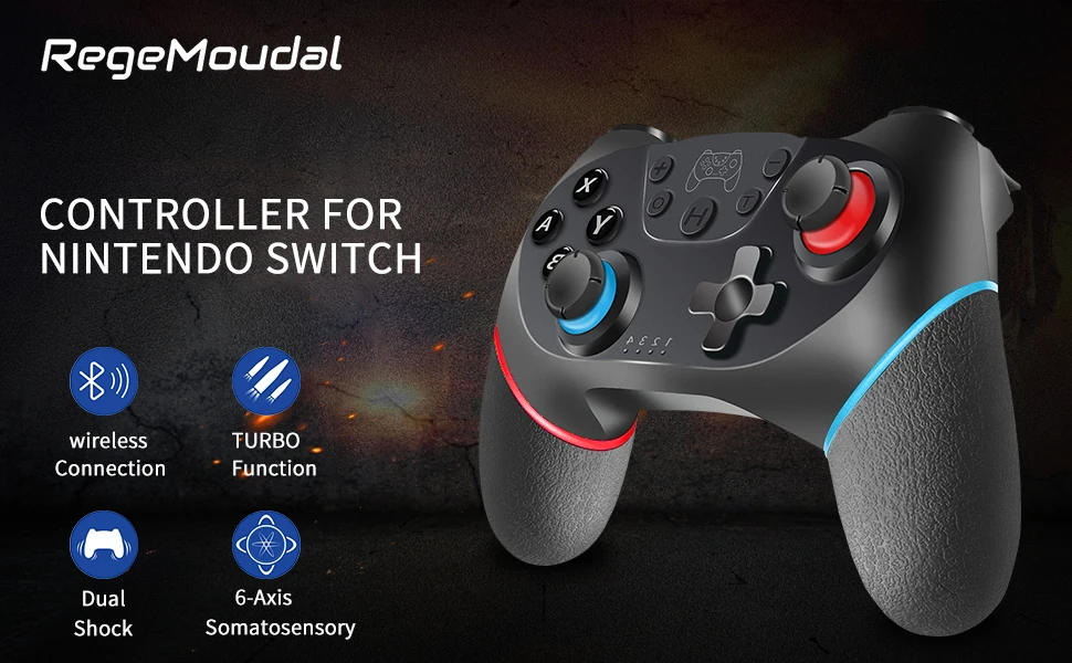 regemoudal wireless switch pro controller