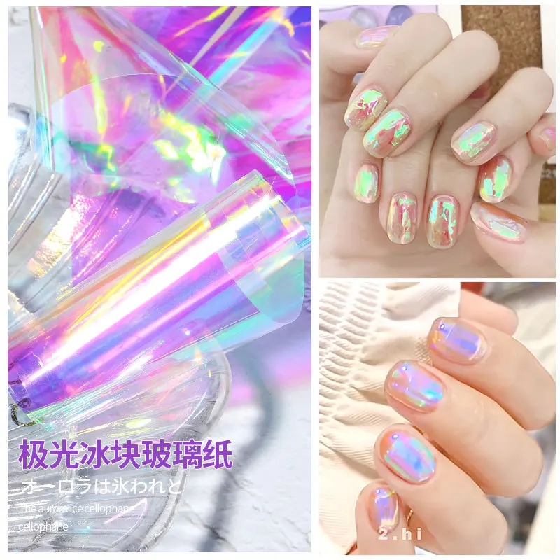 Чистый красный кубика льда для ногтей художественное украшение Nail Art ювелирные