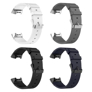 

Replacement Leather Strap Smart Watch Band Accessories Watch Band Exterior Decoration Parts for Fitbit Charge 4/3/3E