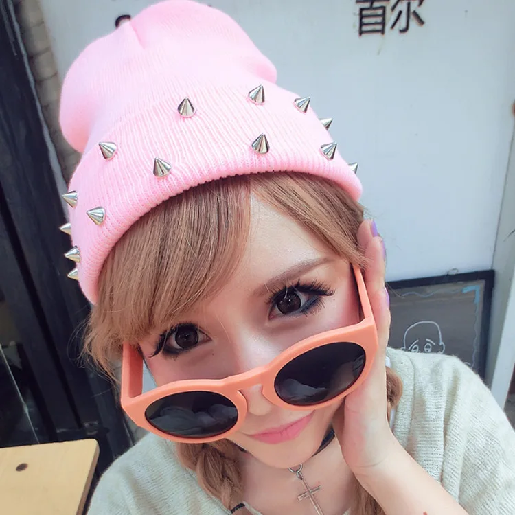 

Korean-style New Products GD Harajuku of Couples DingTalk Candy-Colored Fluorescent Cap zhen zhi xian mao Autumn And Winter Fash