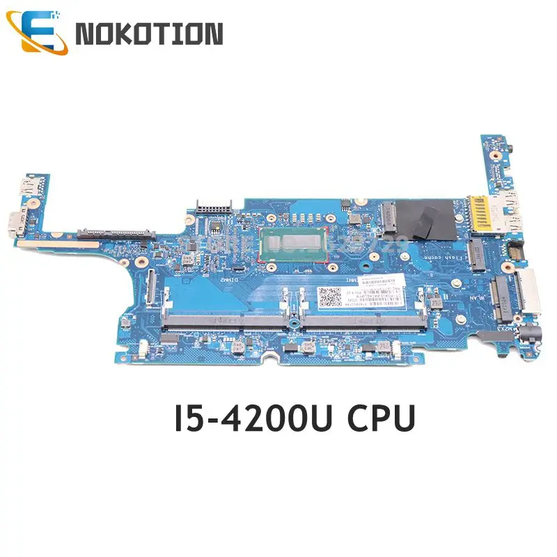 Материнская плата NOKOTION для ноутбука HP EliteBook 820 720 730558 G1 I5 4200U CPU DDR3L 501 001 601 6050A2560501 MB