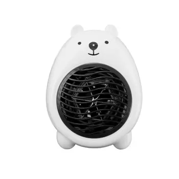 

Mini Cartoon Bear Heater Handheld Fan Heater Office Household Electric Heater Fast Heating Fan Warmer Machine For Home Bedroom