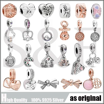 

2018 MOTHERS DAY COLLECTION Gift 925 Sterling silver Charm Original DIY Fashion Jewelry Suitable for Women Style Charm Bracelets