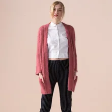 Autumn Winter Thick Sweater Women Pockets Long Sleeve Ladies Long Cardigans Plain Color Knitting Outwear 2020 Damen Strickjacke Autumn Winter Thick Sweater Women Pockets Long Sleeve Ladies Long Cardigans Plain Color Knitting Outwear 2020 Damen Strickjacke