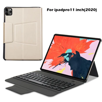 

For iPad Pro 11 Inch 2020 Bluetooth USA Keyboard Magnetic Wire Charging Tablet PU Leather Protector Case Wireless Keyboard