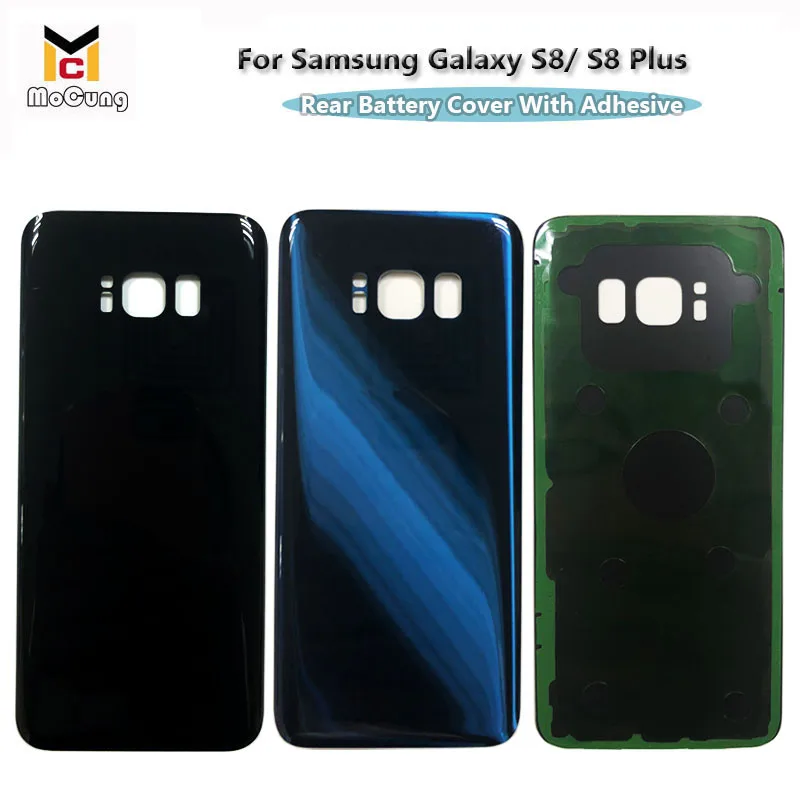 10 шт./лот Задняя стеклянная крышка Батарейная Дверь для Samsung Galaxy S8 G950 Plus задняя