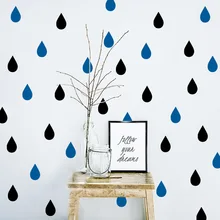 Лидер продаж 3177, простые наклейки на стену в скандинавском стиле, декоративные Стикеры для спальни