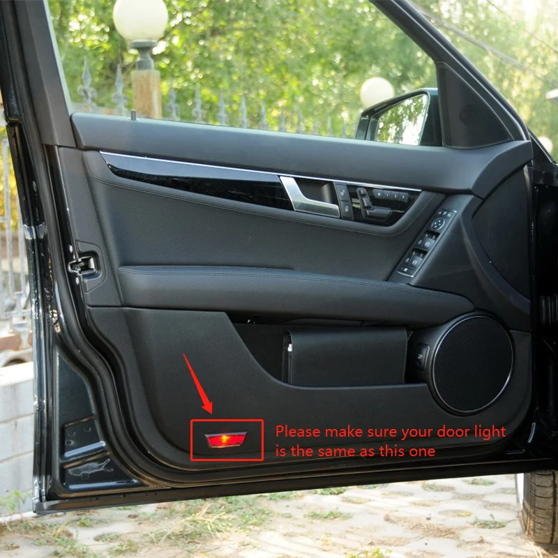 2 шт. Светодиодный прожектор Ghost Shadow для Mercedes Benz W204 C Class 4MATIC C200 C300 C280 C260 двери автомобиля любезно Добро пожаловать светильник