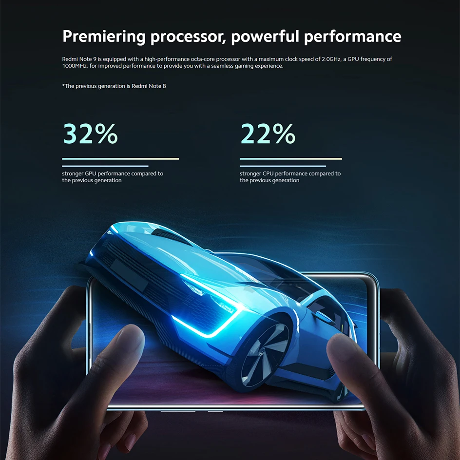 New Global Version Redmi Note 9 128GB 4GB Smartphone Helio G85 5020mAh battery 18W fast Charging 6.53 New Global Version Redmi Note 9 128GB 4GB Smartphone Helio G85 5020mAh battery 18W fast Charging 6.53