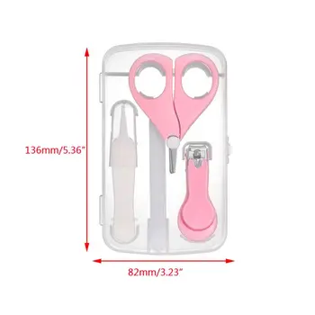 

Portable Baby Nail Care Set Kids Children Safety Nails Clipper Scissors Rasp