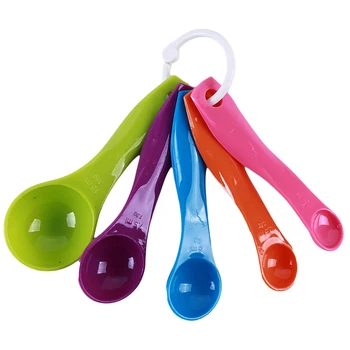 

1Set Baby Rainbow Color Feeding Measuring Spoon Cutlery Set Measuring Baby Feeding Spoon Baby Feeding Supplies