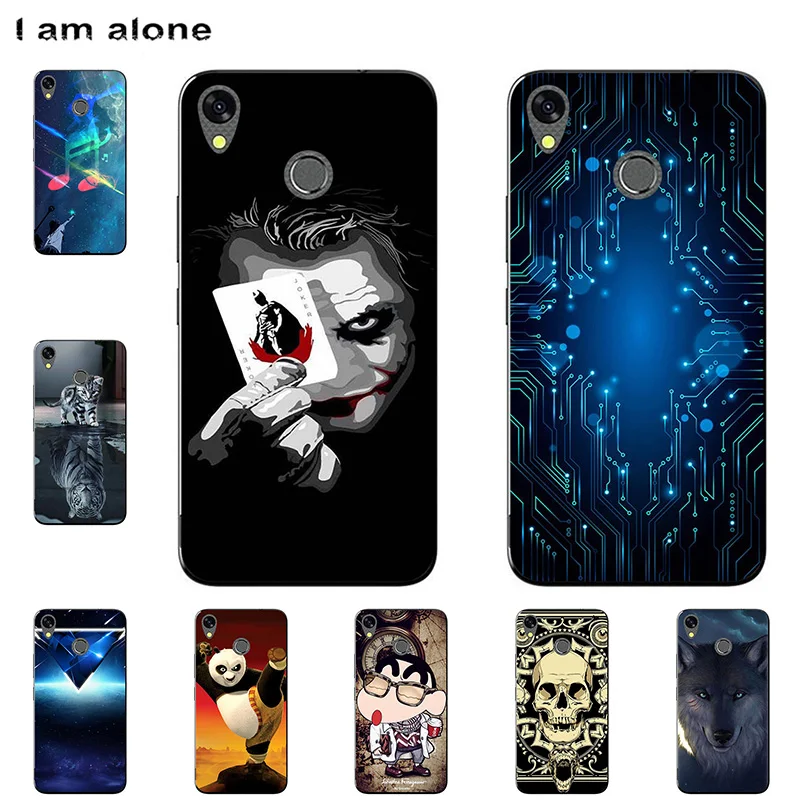

I am alone Phone Bags For Infinix Hot 5 X559C 5.5" Solf TPU Fashion Mobile Cases For Infinix Hot 5 X559C Cover Shipping Free