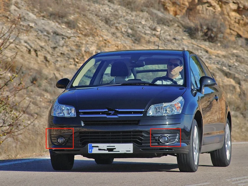 Автомобильный передний противотуманный светильник для Citroen C-Triomphe C4 2004-2008 противотуманная фара