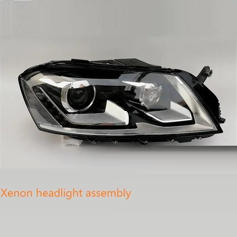 MODEL E Drl Авто боковой указатель поворота светодиодные наружные дневные ходовые фары автомобильные фары в сборе 12 13 14 15 16 для Volkswagen Magotan - Цвет: MODEL E