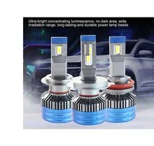 2pcs Voiture Lumières H4 LED H7 20000LM H11 Lampe LED pour Phare De Voiture Ampoules H1 H8 H9 9005 9006 HB3 HB4 Turbo H7 LED Ampoules 12V 24V
