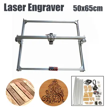 

50*65cm 100mw-10W DIY Desktop Mini Laser Cutting/Engraving Engraver Machine DC 12V Wood Cutter/Printer/Power Adjustable