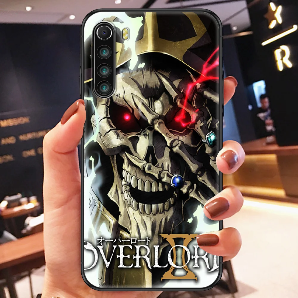 Overlord Albedo Anime Phone case For Xiaomi Redmi Note 7 7A 8 8T 9 9A 9S K30 Pro Ultra black painting waterproof 3D back tpu 