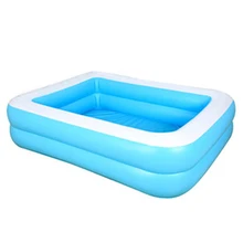 Paddling Pool Bathing-Tub Square Foldable Baby Kids Children's 155cm Home-Use