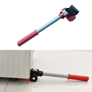 

Furniture Mover Tool Transport Lifter Heavy Stuffs Moving 4 Wheeled Roller with 1 Bar Set